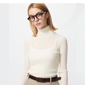 NWT Uniqlo 100% Merino Ribbed Turtleneck Sweater